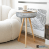 Steepletone TABBLUE 2.1 Bluetooth Music System AUX Playback 2x USB Charging Sockets (Light Wood)