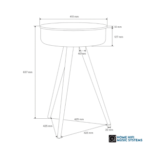 Steepletone TABBLUE Dimensions