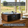 Steepletone Austin 5-in-1 Music System with CD Player, Bluetooth, DAB+ & FM Radio, USB Playback
