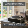 Steepletone Richmond All-in-One High-Quality Turntable Record Player with Audio-Technica Stylus & Bluetooth