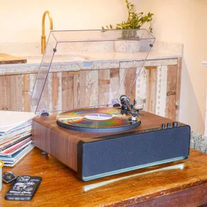 Steepletone Richmond All-in-One High-Quality Turntable Record Player with Audio-Technica Stylus & Bluetooth