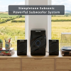 Steepletone Subsonic Powerful Subwoofer Three-Part System with Bluetooth and Remote Control