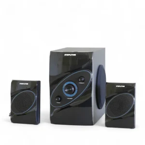 Steepletone Subsonic Powerful Subwoofer Three-Part System with Bluetooth and Remote Control