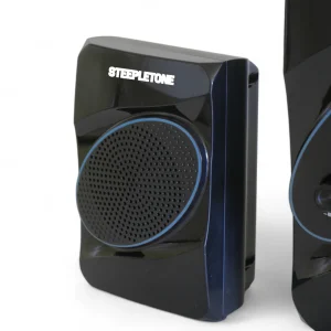 Steepletone Subsonic Powerful Subwoofer Three-Part System with Bluetooth and Remote Control