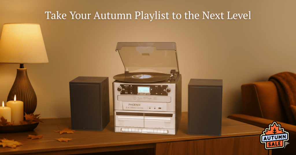 Steepletone Phoenix 6-in-1 High-Powered Music System