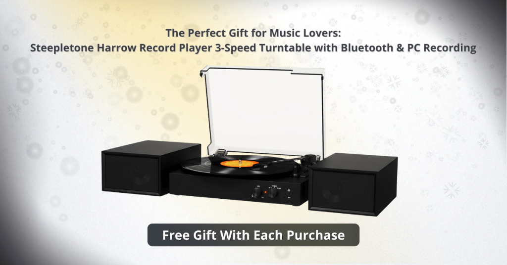 Steepletone Harrow Record Player – A Stylish Christmas Gift