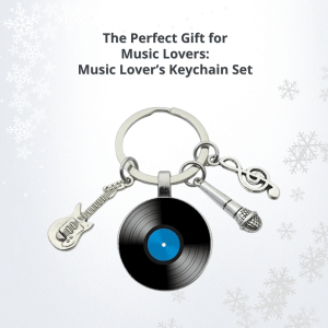 Music Lover’s Keychain Set – Perfect Small Gift for Christmas