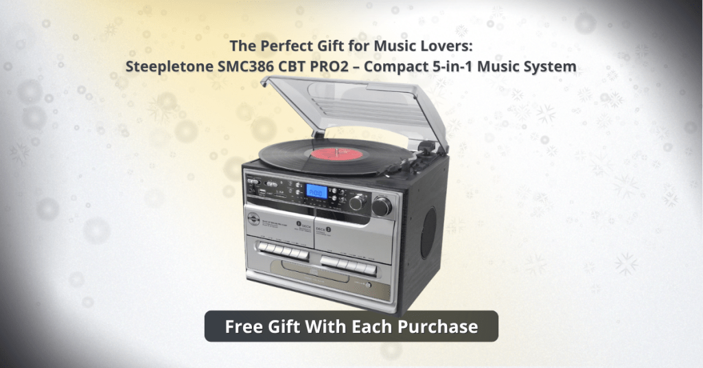Steepletone SMC386 CBT PRO2 – Compact 5-in-1 Christmas Gift
