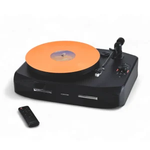 Steepletone Mayfair Fully Automatic Record Player with Speakers