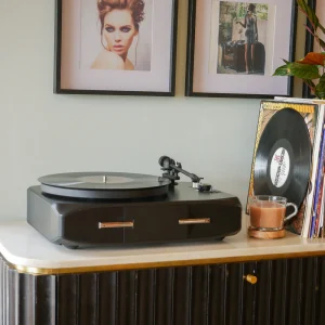 Steepletone Mayfair Fully Automatic Record Player with Built-In Speakers