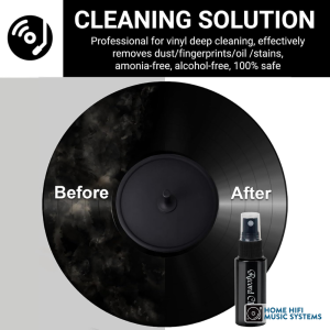 Record Cleaning Kit 4-in-1 with 2x Steepletone SSTY8 replacement styluses