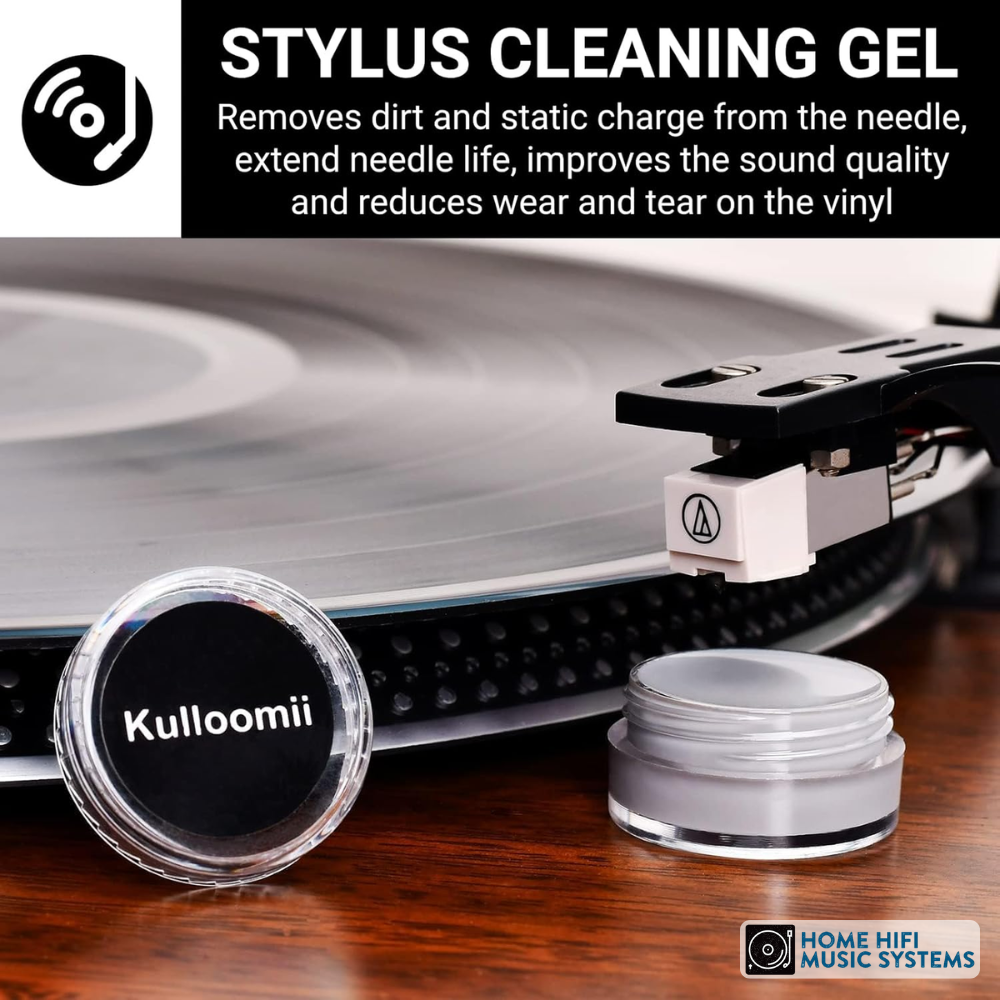 Record Cleaning Kit 4-in-1 with 2x Steepletone SSTY8 replacement styluses