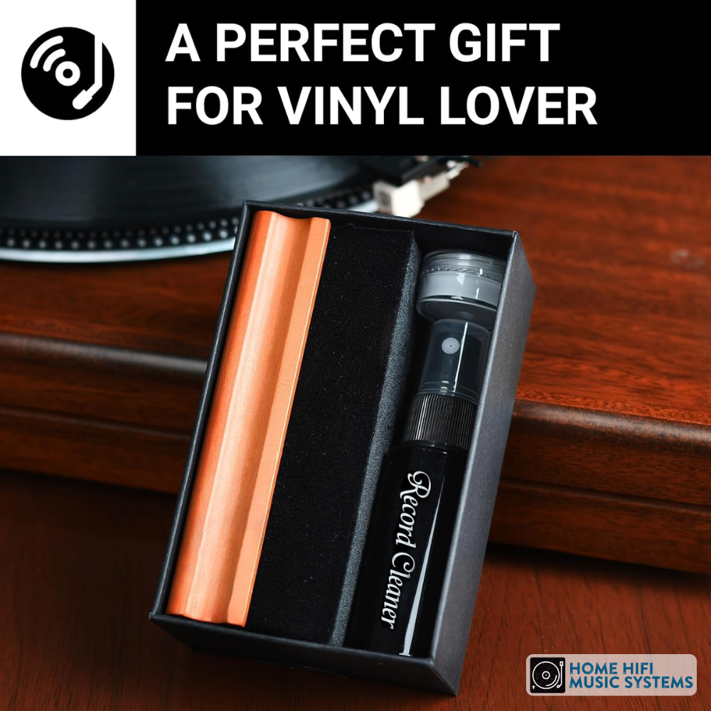 Record Cleaning Kit 4-in-1 with 2x Steepletone SSTY8 replacement styluses