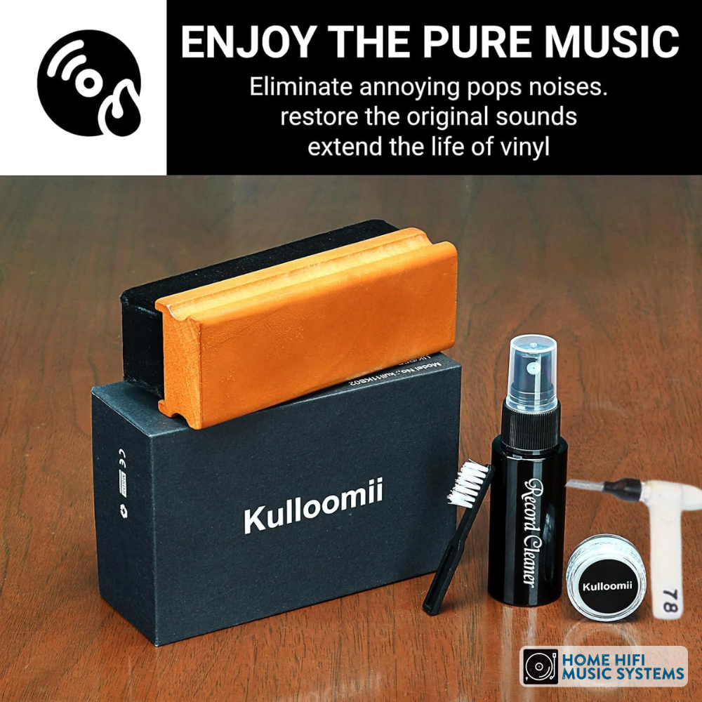 Record Cleaning Kit 4-in-1 with 2x Steepletone SSTY8 replacement styluses