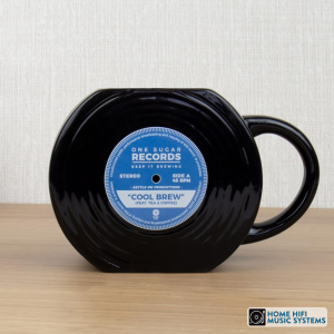 Vinyl Record Shaped Mug 450ml ceramic music lover gift