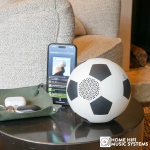 Steepletone Powerful 30-Watt Wireless Bluetooth Football Speaker with TWS Sound and MP3 Playback
