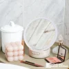 Steepletone Glow Mini Travel Makeup Mirror with Bluetooth Speaker & Ring Light