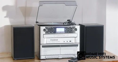 Steepletone Phoenix 6-in-1 High Powered Music System with Triple CD Player, Twin Cassette, and MP3 Recording
