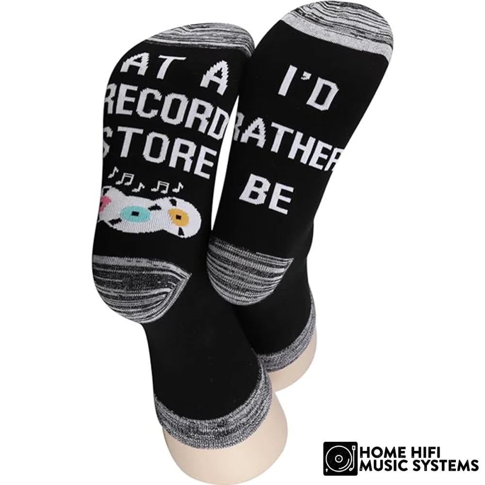 "I'D RATHER BE AT A RECORD STORE" Socks