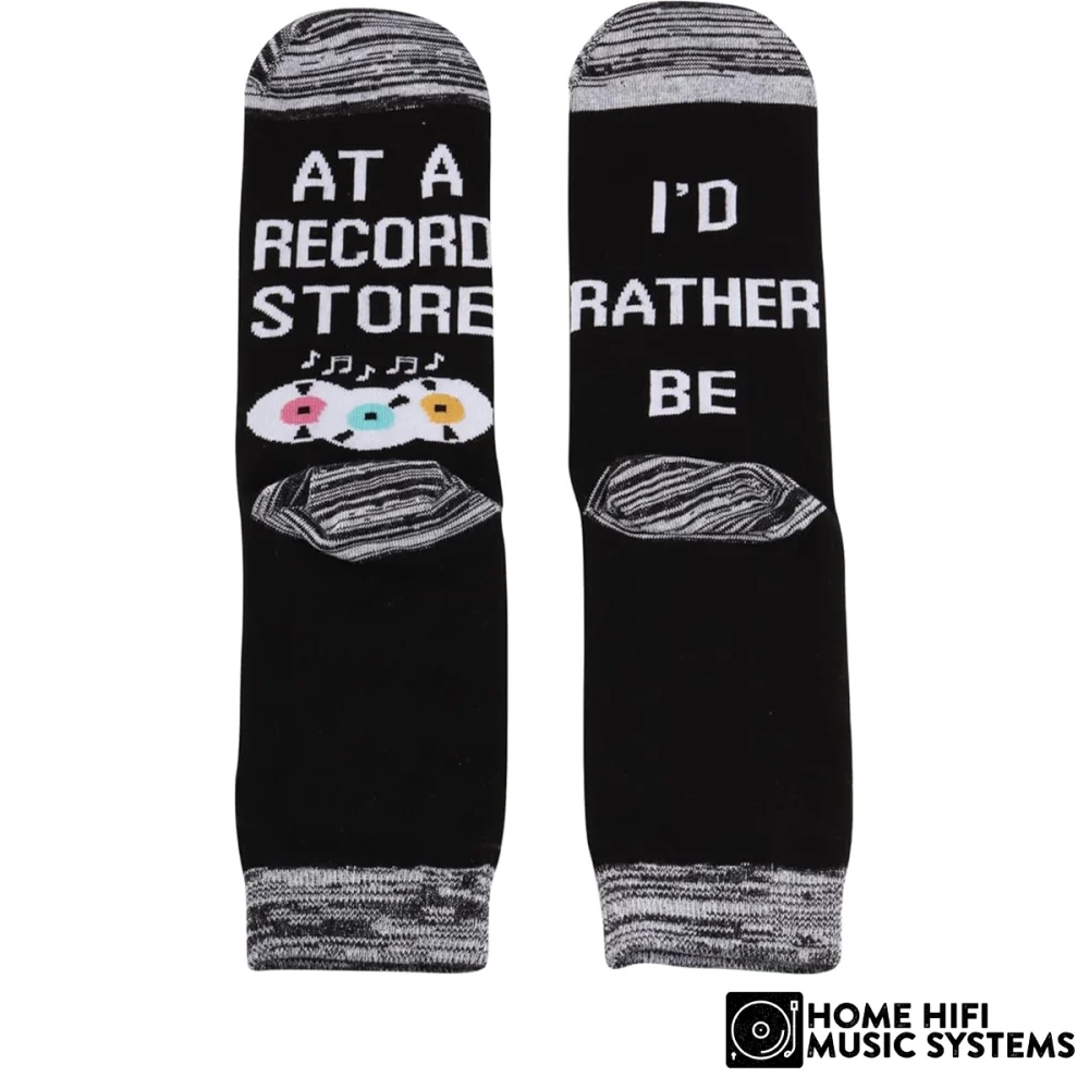 "I'D RATHER BE AT A RECORD STORE" Socks