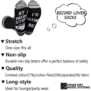 "I'D RATHER BE AT A RECORD STORE" Socks