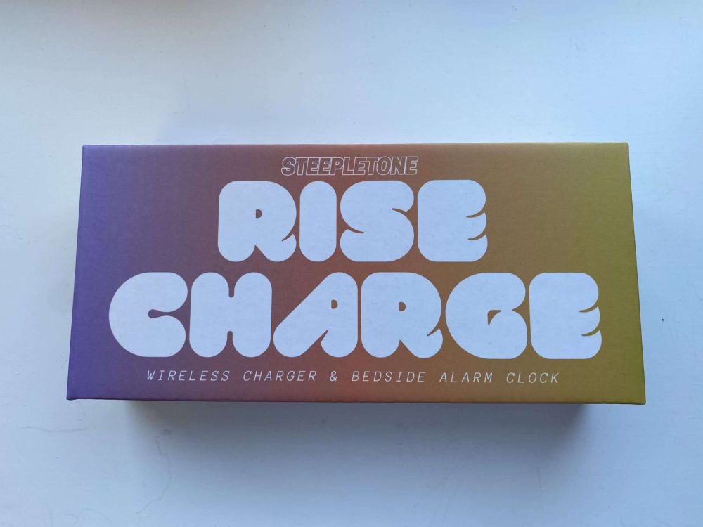 Steepletone Rise & Charge Wireless Bedside Alarm Clock & Phone Charger - Image 43