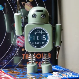 Steepletone Robot Time Kids Bedside Digital Alarm Clock
