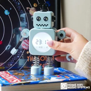 Steepletone Robot Time Kids Bedside Digital Alarm Clock