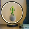 Steepletone Astro Alien Bedside Light with Warm Glow LED Ring Light