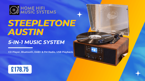 Steepletone Austin 5-in-1 Music System – The All-in-One Solution for Music Lovers