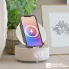 Steepletone Glow Mirror Bedside Alarm Clock