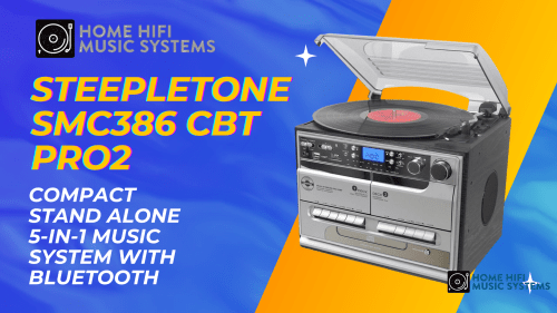Steepletone SMC386 CBT PRO2 Compact Stand Alone 5-in-1 Music System with Bluetooth