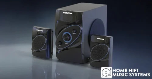 Steepletone Subsonic Powerful Subwoofer Three-Part System