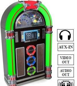 Steepletone Touch Rock MW 50 Jukebox with Wi-Fi CD and DVD/Video & Bluetooth Playback - Image 3