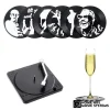 Vintage Vinyl Record Coasters