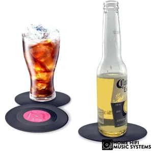 Vintage Vinyl Drink Coasters