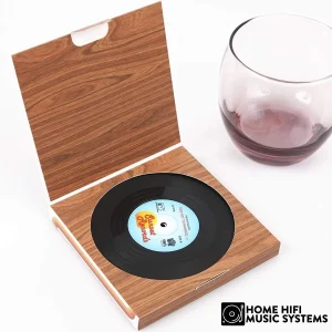 Vintage Vinyl Drink Coasters