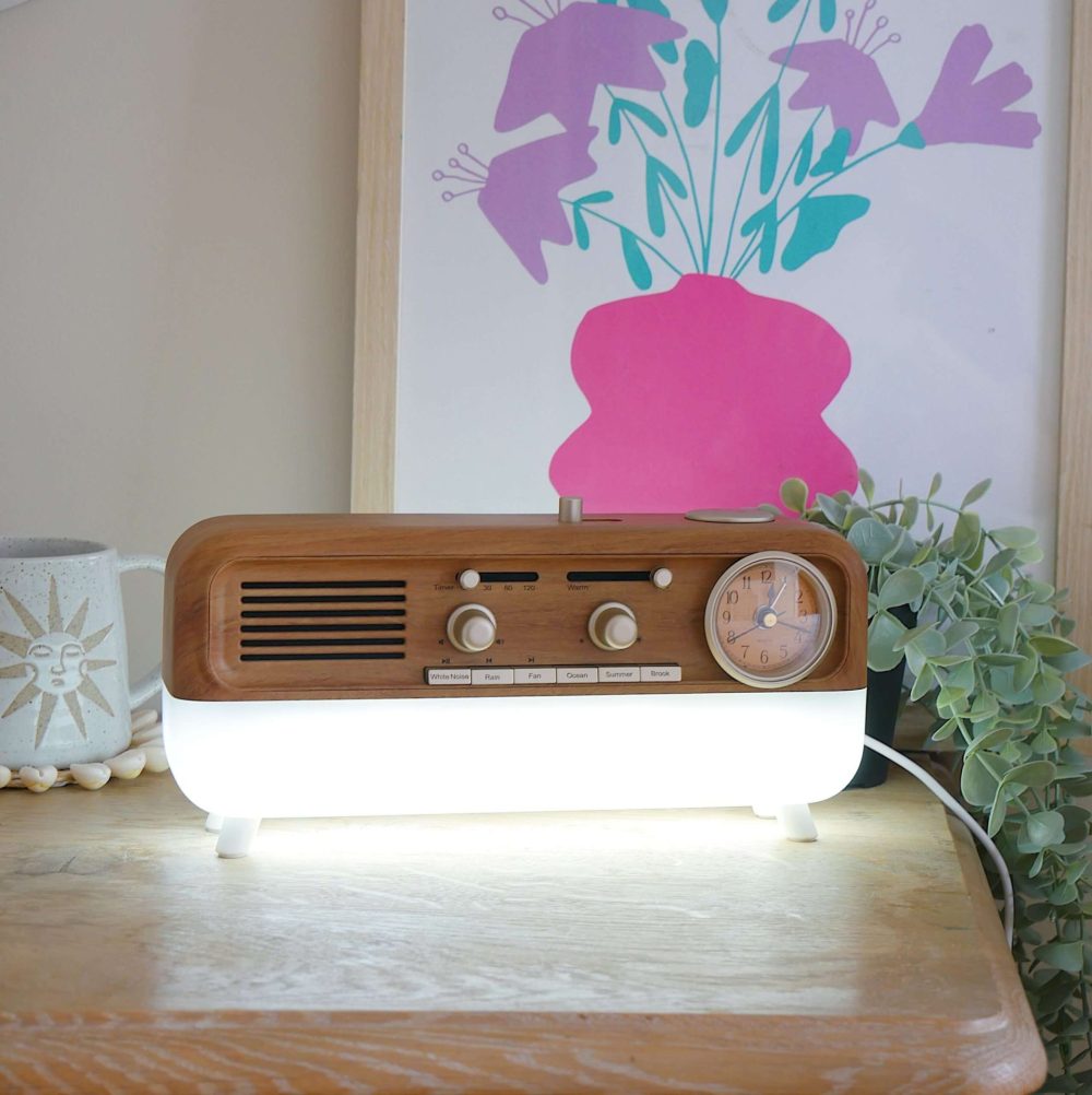 Steepletone Calm Alarm Clock - 7 Pre-Set Sleep Sounds with Built-in Bluetooth Speaker and Bedside Light - Image 3