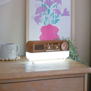 Steepletone Calm Alarm Clock - 7 Pre-Set Sleep Sounds with Built-in Bluetooth Speaker and Bedside Light - Image 4