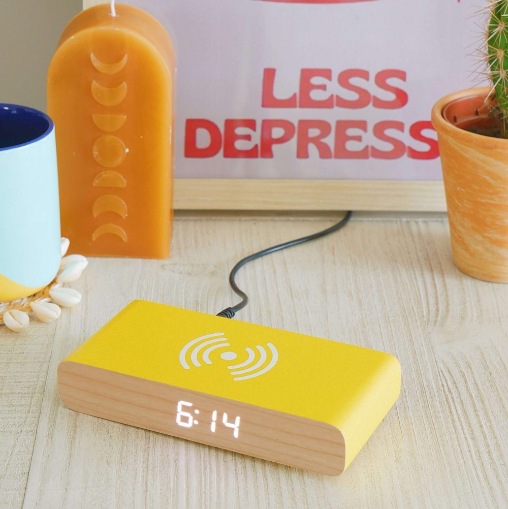 Steepletone Rise & Charge Wireless Bedside Alarm Clock & Phone Charger - Image 13