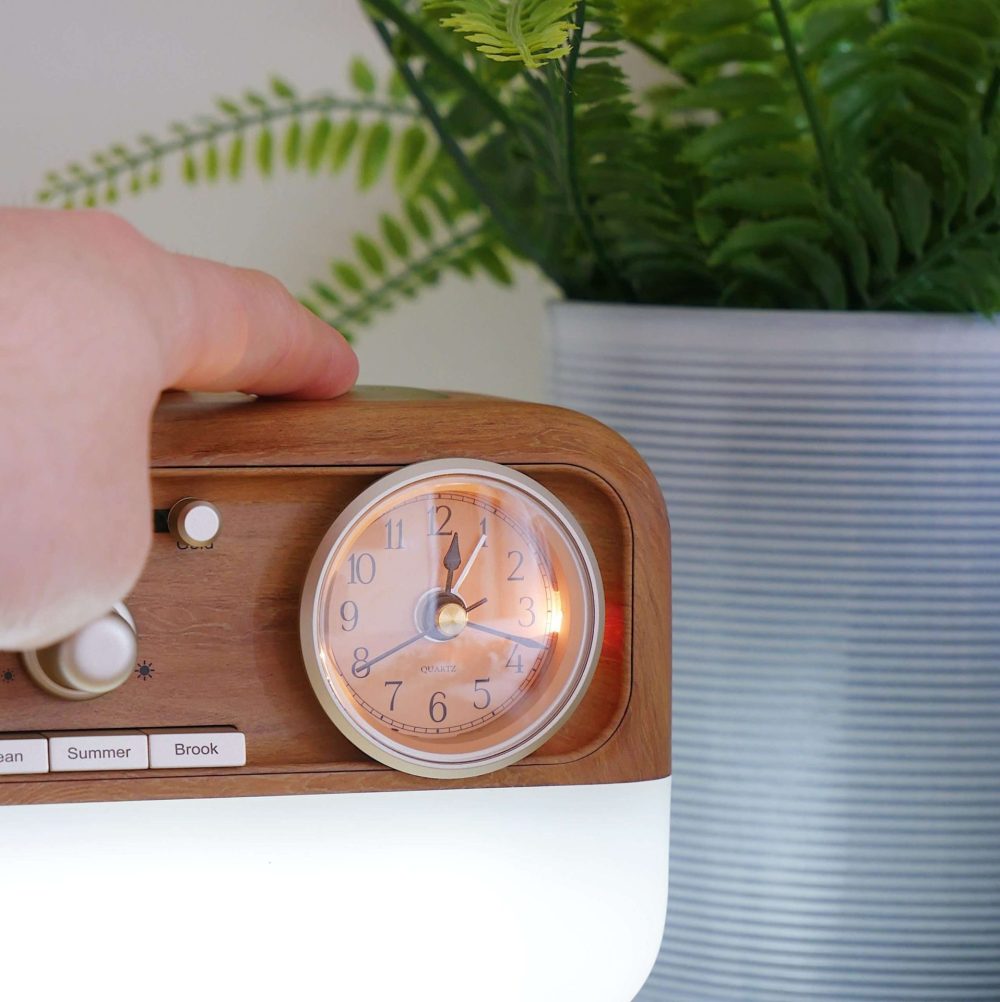 Steepletone Calm Alarm Clock - 7 Pre-Set Sleep Sounds with Built-in Bluetooth Speaker and Bedside Light - Image 9