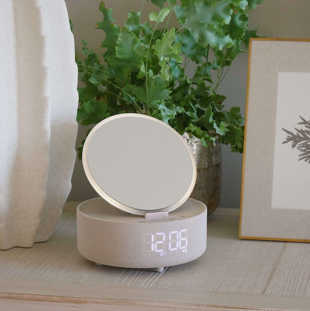 Steepletone Glow Mirror Bedside Alarm Clock - Image 18