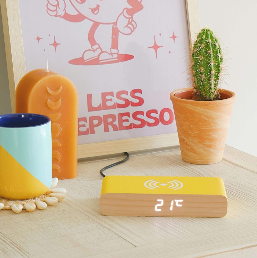 Steepletone Rise & Charge Wireless Bedside Alarm Clock & Phone Charger - Image 5