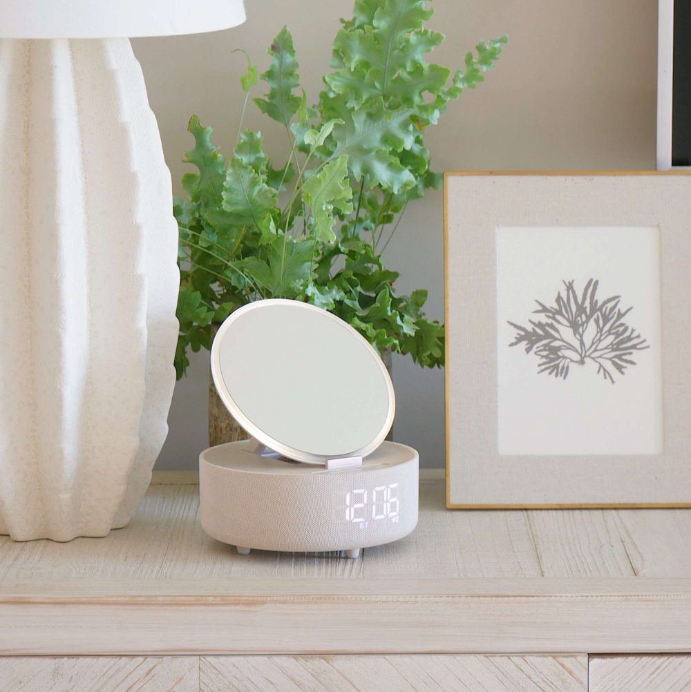 Steepletone Glow Mirror Bedside Alarm Clock - Image 8