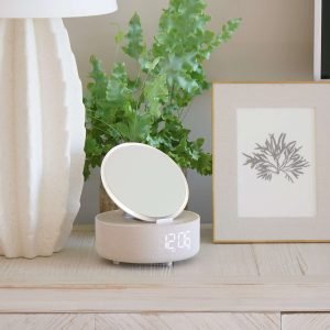 Steepletone Glow Mirror Bedside Alarm Clock - Image 8