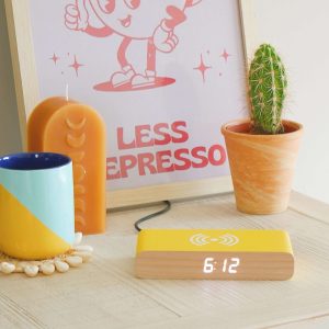 Steepletone Rise & Charge Wireless Bedside Alarm Clock & Phone Charger - Image 4