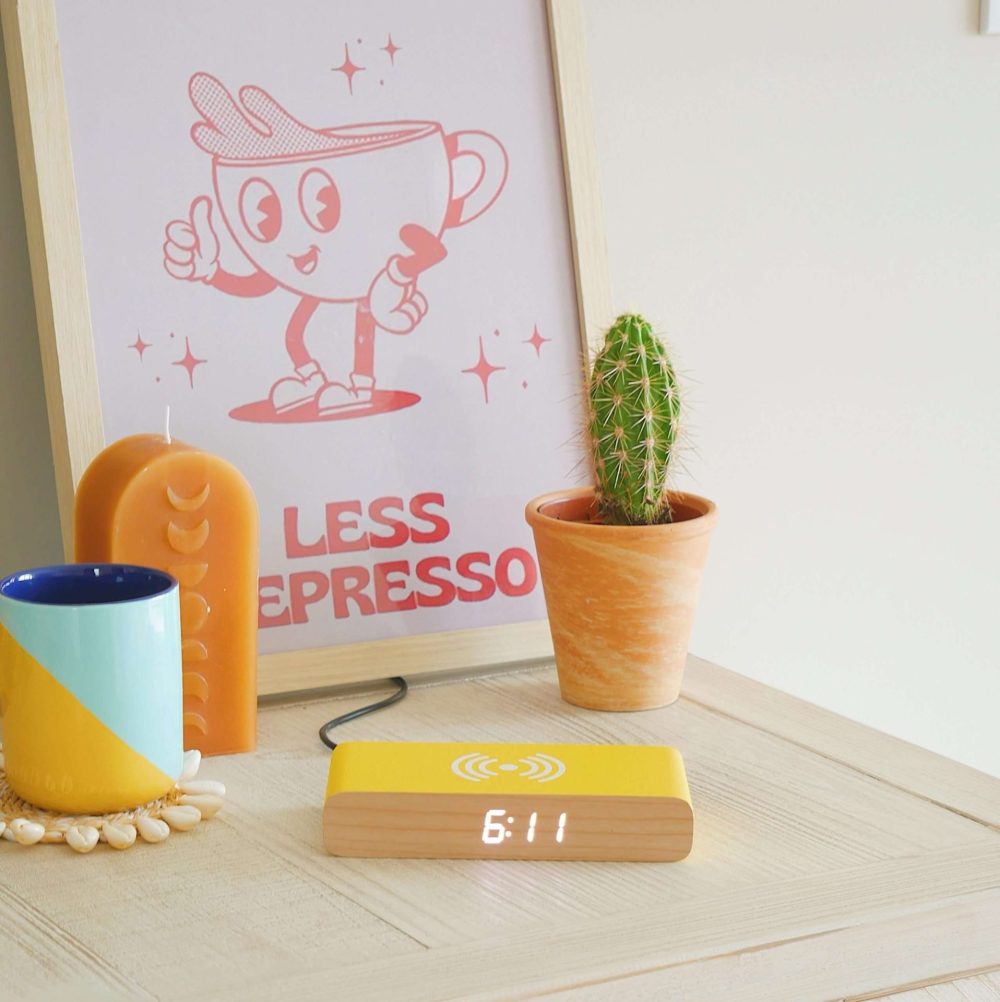 Steepletone Rise & Charge Wireless Bedside Alarm Clock & Phone Charger - Image 3