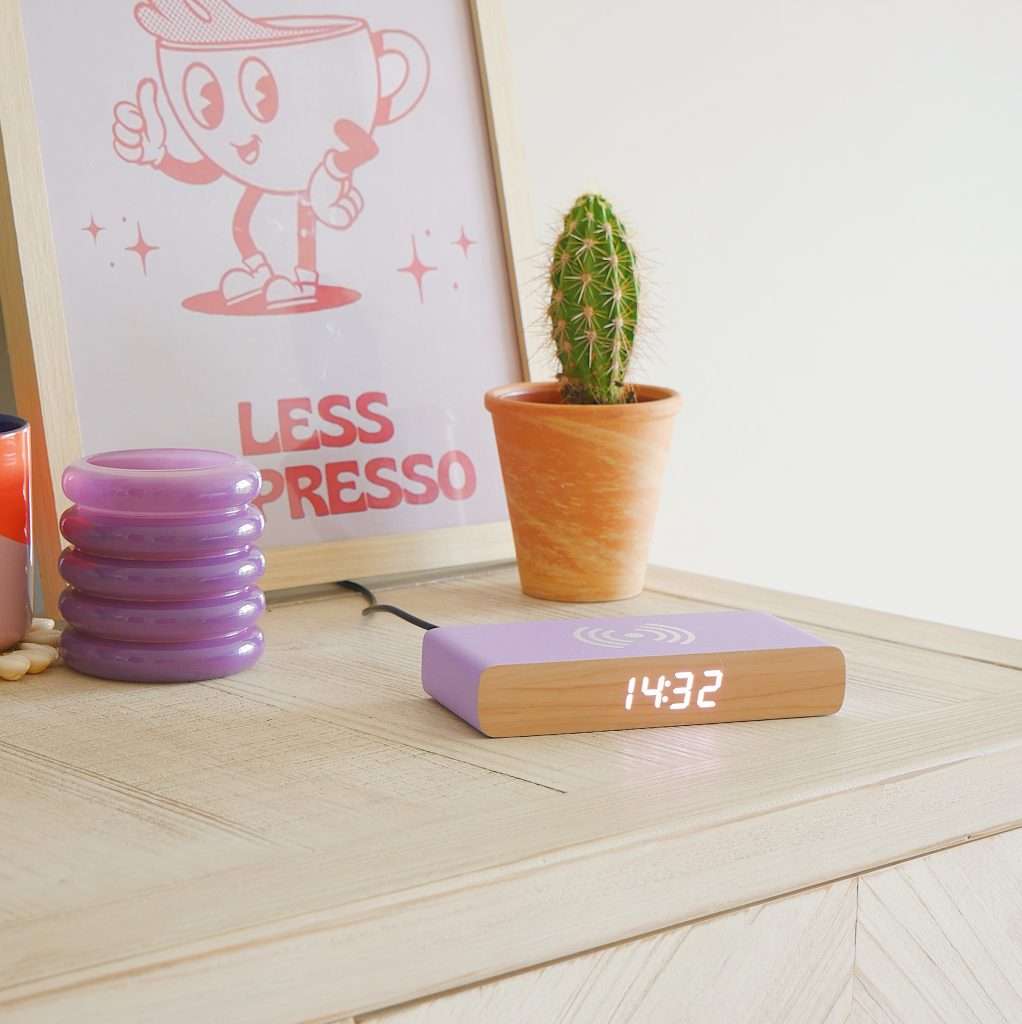 Steepletone Rise & Charge Wireless Bedside Alarm Clock & Phone Charger - Image 36