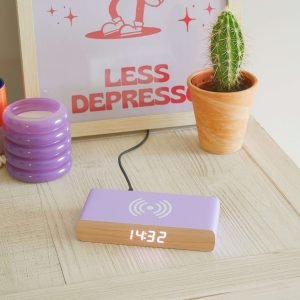 Steepletone Rise & Charge Wireless Bedside Alarm Clock & Phone Charger - Image 32