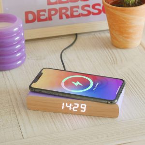 Steepletone Rise & Charge Wireless Bedside Alarm Clock & Phone Charger - Image 28